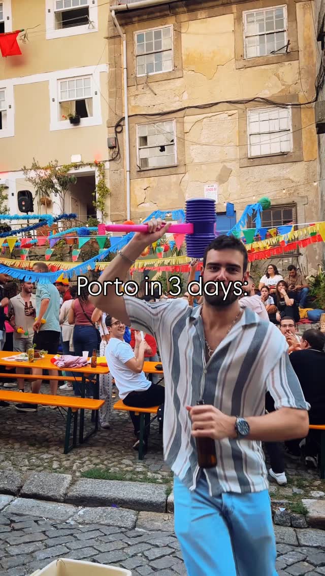 23 June is right around the corner 🎉 🎈 

📍 Porto, Portugal 

Festa de São João Porto, Sao Joao festival Porto, Porto street festival party 

#Porto Portugal #visitporto