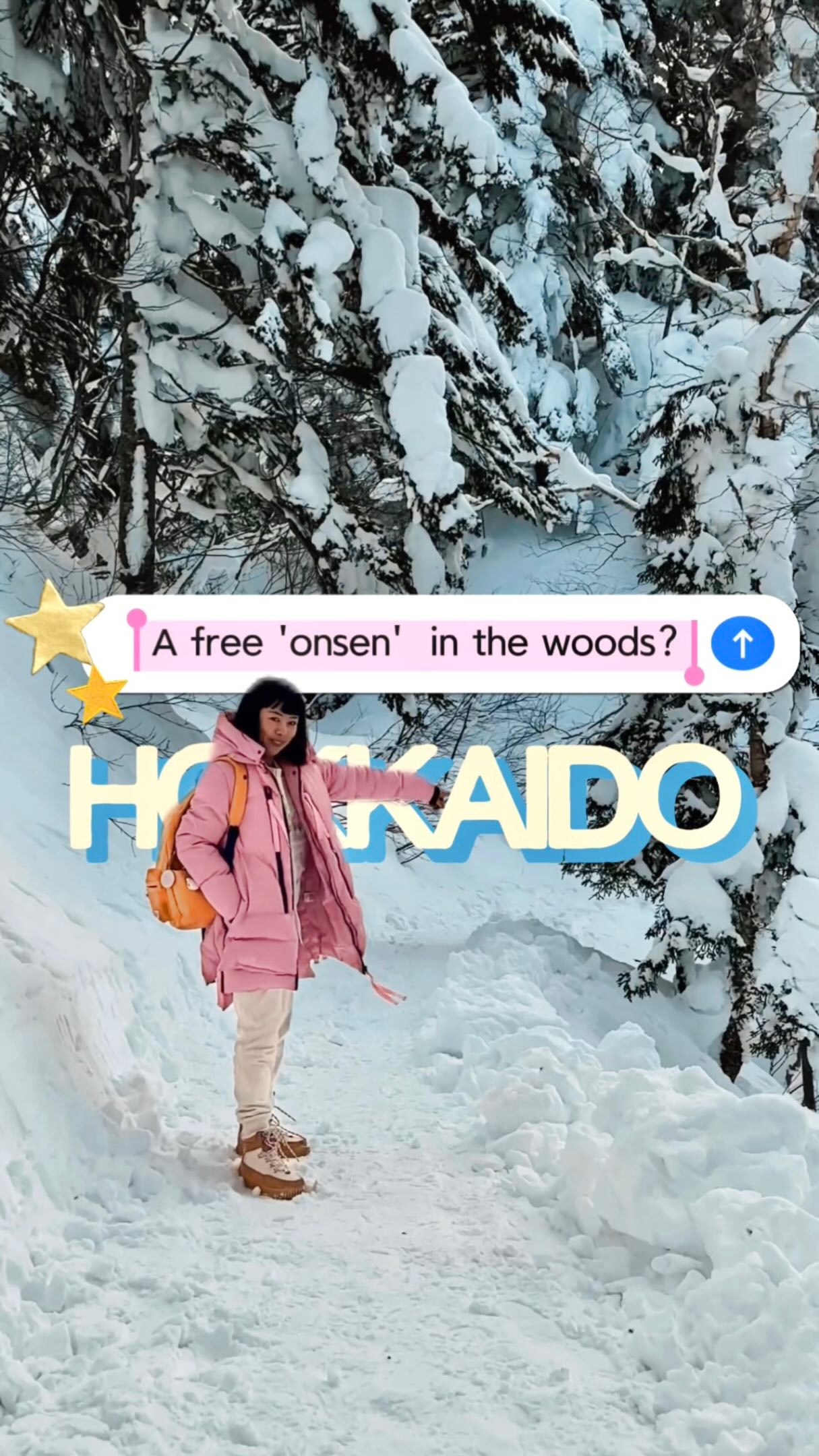 💦 This wild onsen / hot spring in the forest was one of our favourite finds from our winter road trips in Hokkaido! Totally worth the drive and the freezing before getting in (there is no changing room / it’s mixed gender so bring a towel or swimsuit) 🥶 

*Note: access to this onsen is currently temporarily prohibited due to the volcanic eruptions from Mt Tokachi in September, so please check for the reopening date before visiting!

❄️ Excited to start sharing more Japan winter content!! We’ve collectively spent over two months in Japan during winter, snowboarding at over a dozen ski resorts and finding some really unique winter experiences and attractions along the way..

..like igloo dinners, snow monkeys, ice villages, onsen festivals, light shows.. etc. I just gotta get organised with all my media 😵‍💫

If you’re planning a winter trip to Japan watch this space! 

#winterinjapan #winterinhokkaido #hokkaidowinter #fukiageonsen