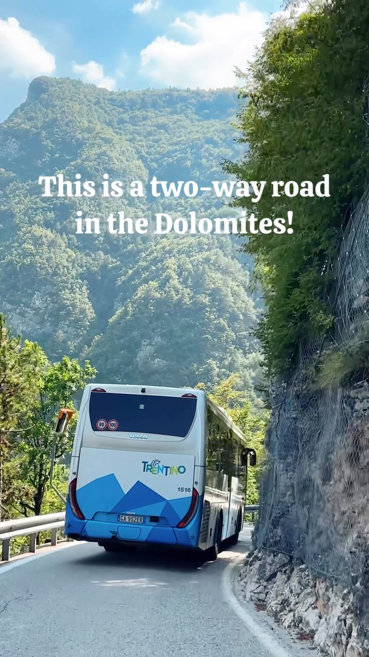 And it’s quite a long road with lots of twists and turns up and down a mountain!

📍 Dolomites, Italy @visittrentino 

#dolomites #trentino