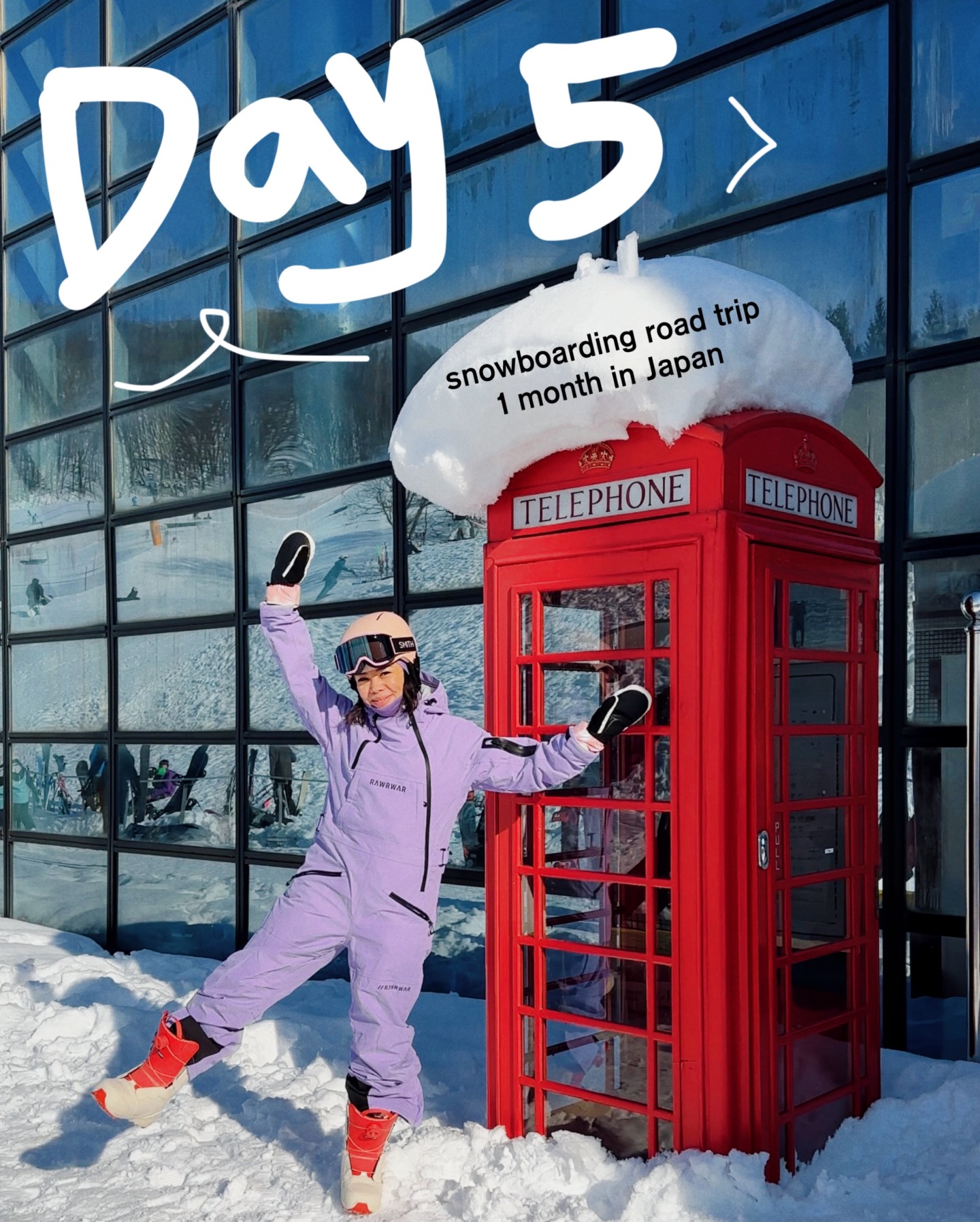 ❄️🚗🇯🇵🏂 DAY 5!! 

Did our second snowboarding day today. Kiroro (the most popular pick) was too windy and some of the lifts were shut so we opted for a more local ski resort only 20 minutes by car from Otaru: Asarigawa Onsen Ski Resort, which is in a more protected area. 

It started out a little sunny and icy but it soon started dumping down snow.. so good!! It is a small resort with only four open chairlifts, but it has some nice powder / tree run areas. We got a four-hour lift pass for JPY4900 (about €27). 

Dinner was deeelicious toripaitan ramen (chicken broth ramen) at a specialty ramen shop just outside of Otaru. 

As I write this, data reception is bad so I’m not sure when I’ll be able to upload the post! But I’m proud of myself for getting this far and also thanks so much for all your support 🧡🧡🧡🧡🧡

#japanroadtrip #skijapan #asarigawaonsen #japantravels