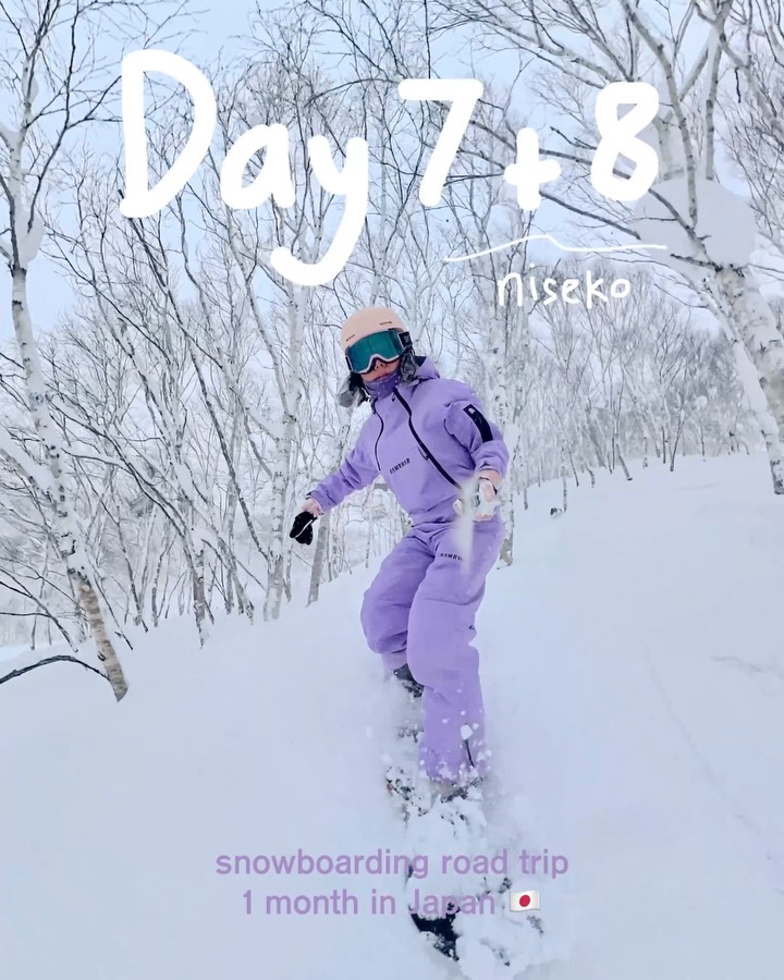 🇯🇵🏂 DAY 7 + 8!!

Just spent two days snowboarding in Niseko, arguably the best resort in Hokkaido in terms of snow quality and terrain. It’s popular for a reason! 

We loved it here last year and this time was no different, except now we could focus our energy in our favourite areas of the @nisekounited group of resorts: Hanazono and Hirafu. Truly magical powder skiing and tree runs ✨ 

Gonna be sad to leave tomorrow but we’ve got so many more resorts (old and new) to check out. I will be reporting back!

🧡🧡🧡

[ski snowboard trip in Japan winter road trip]