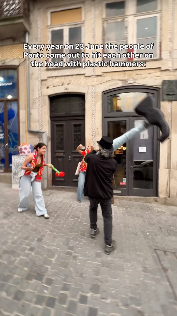 I have to make a bigger one next year 🔨 

São João Porto Portugal street festival party