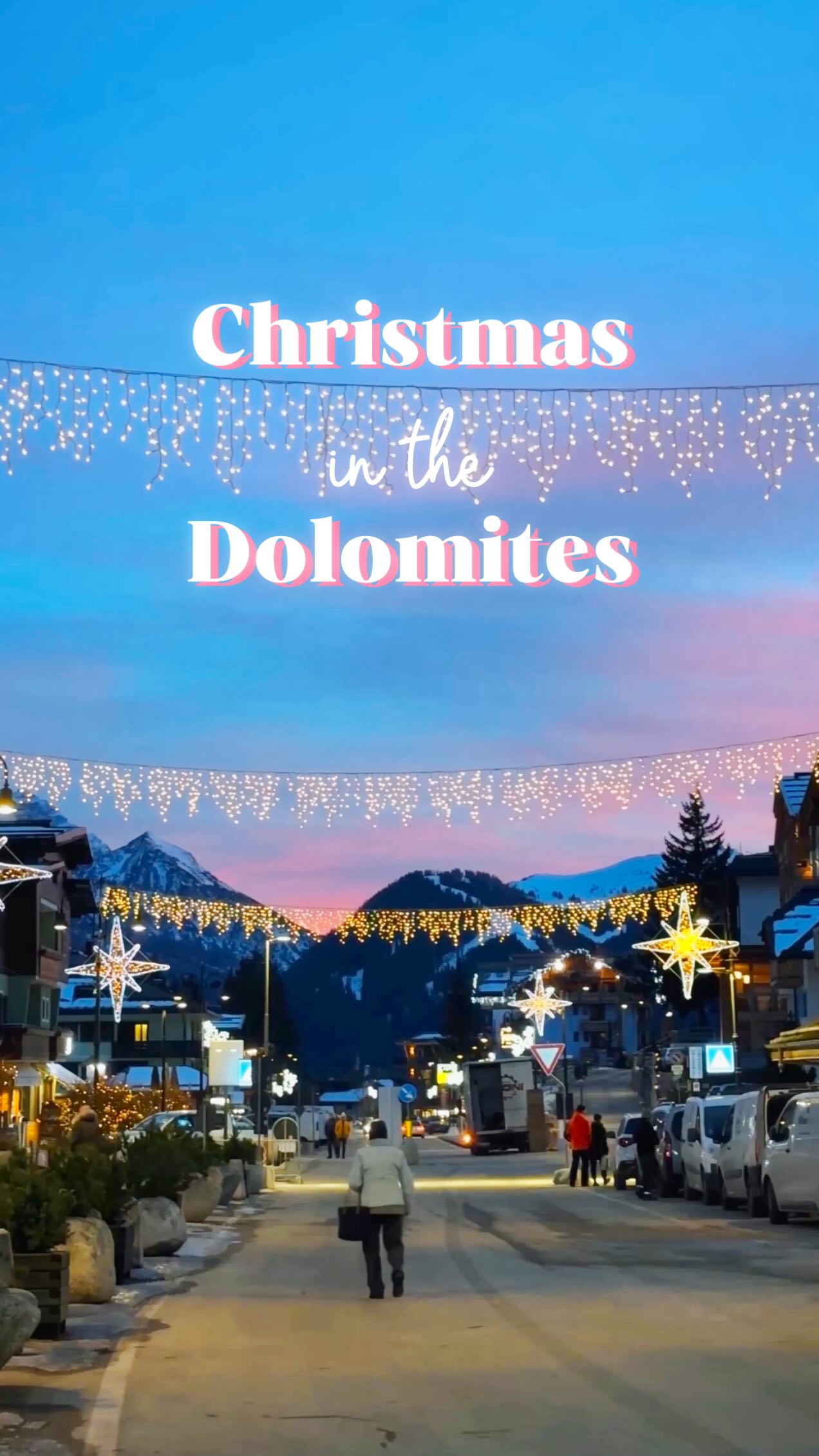 Spending Xmas week in the Italian Dolomites - our 4th time there -  never gets old!! ❄️✨🎄

The most incredible landscapes, the best food, and sometimes cheesy but always fun après-ski parties. Vibrant pink and orange sunsets while gliding on the slopes. Having a Bombardino with friends on the way down. Having dinner at a warm and cosy ‘rifugio’ that’s only accessible by snowmobile. The whole experience is just magical!

We love staying around Madonna Di Campiglio or Marilleva in the Trentino region 🙂